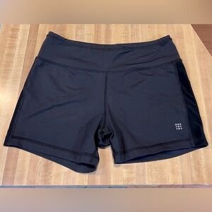 Title Nine Black Work out Running Shorts Medium Womens 4" Inseam